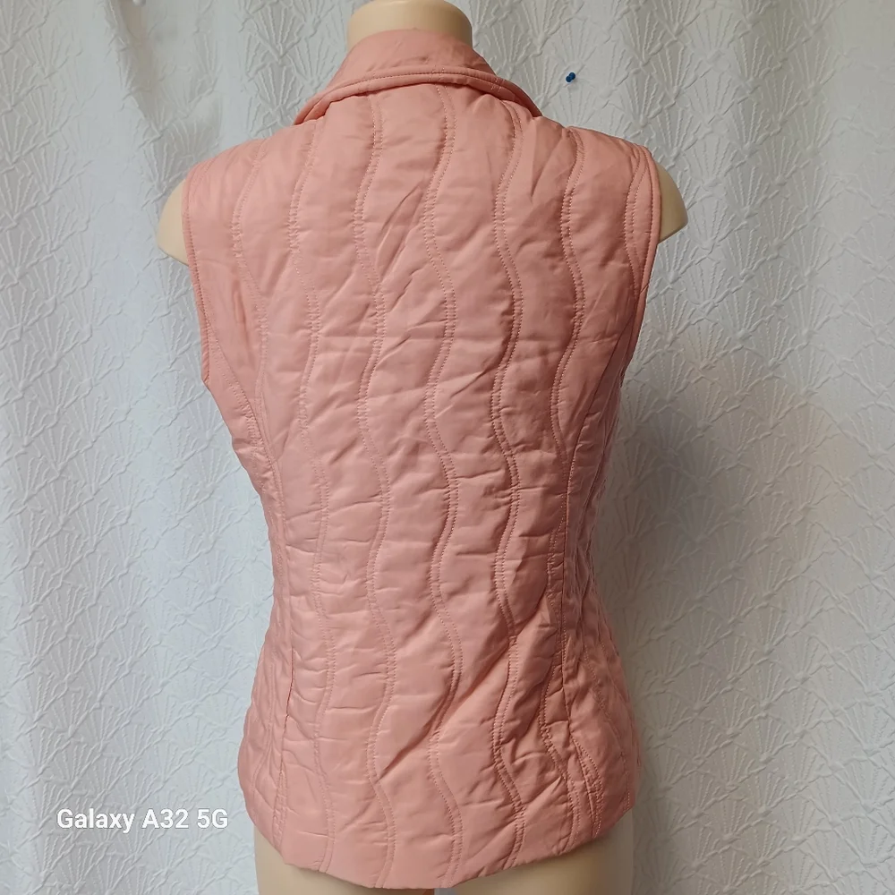 Christopher & Banks New Women Size M Peach Fabric Label Vest - Picture 7 of 13